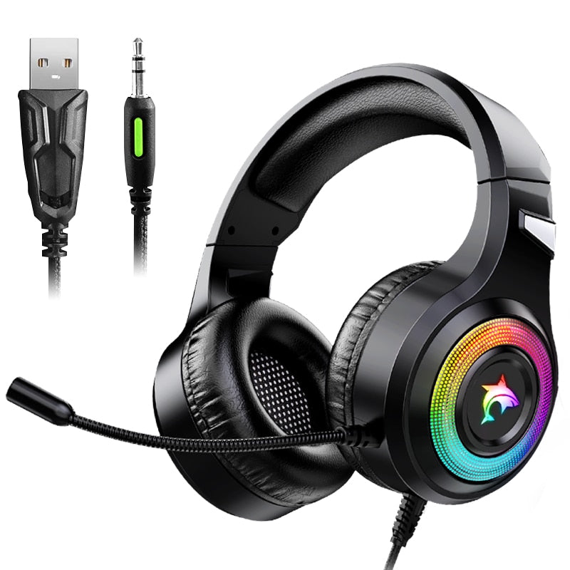 Gaming headset with discount lights