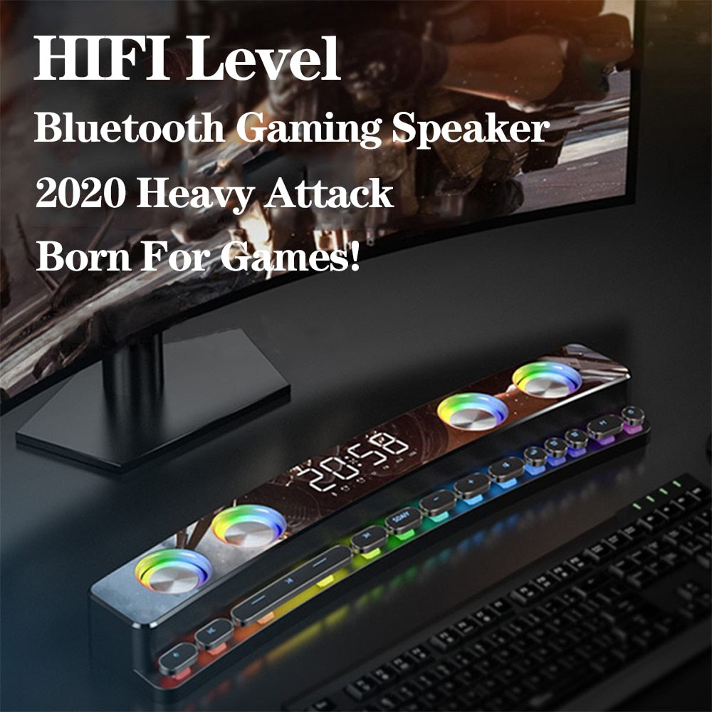 LED bluetooth sound box Speaker Wireless Game Speaker