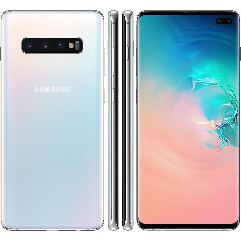 Samsung Galaxy S10+ 128 GB Prism White, Fully Unlocked (Refurbished)